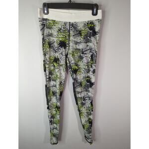 Victoria's Secret Black and Green Patterned Leggings